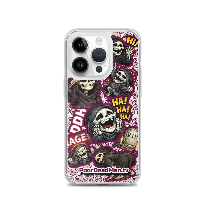 PDM Dead Laugh Clear Phone Case product image (1)