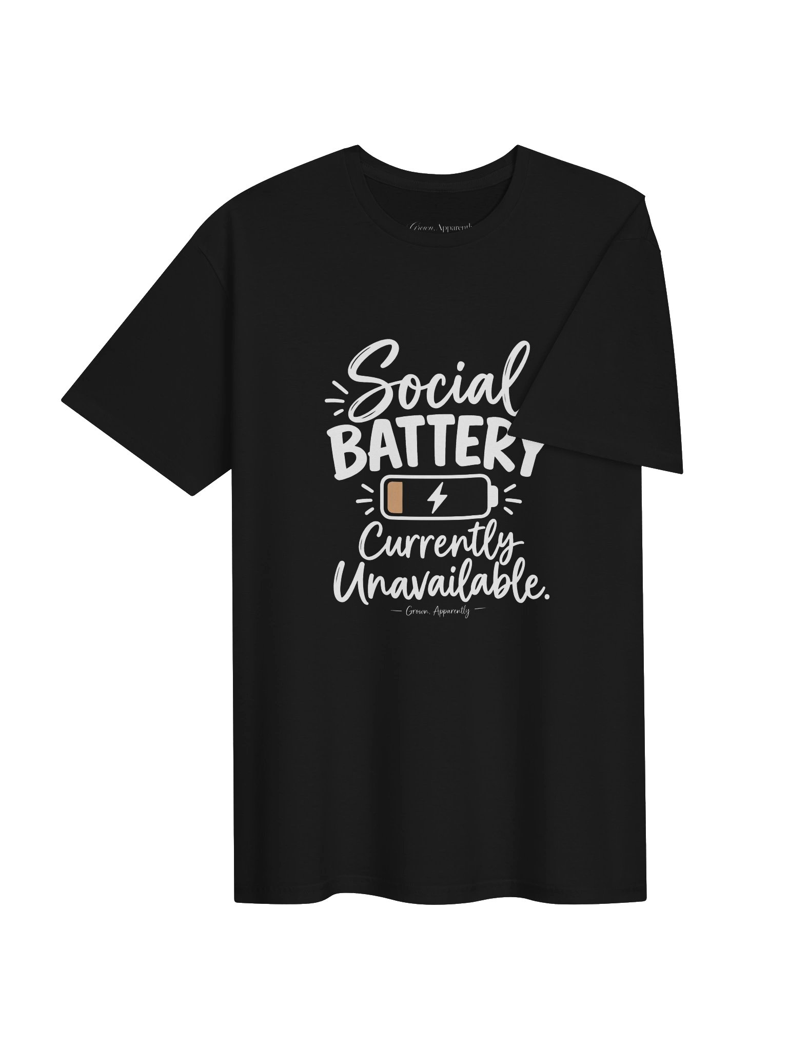 Social Battery: Currently Unavailable Tee product image (54)