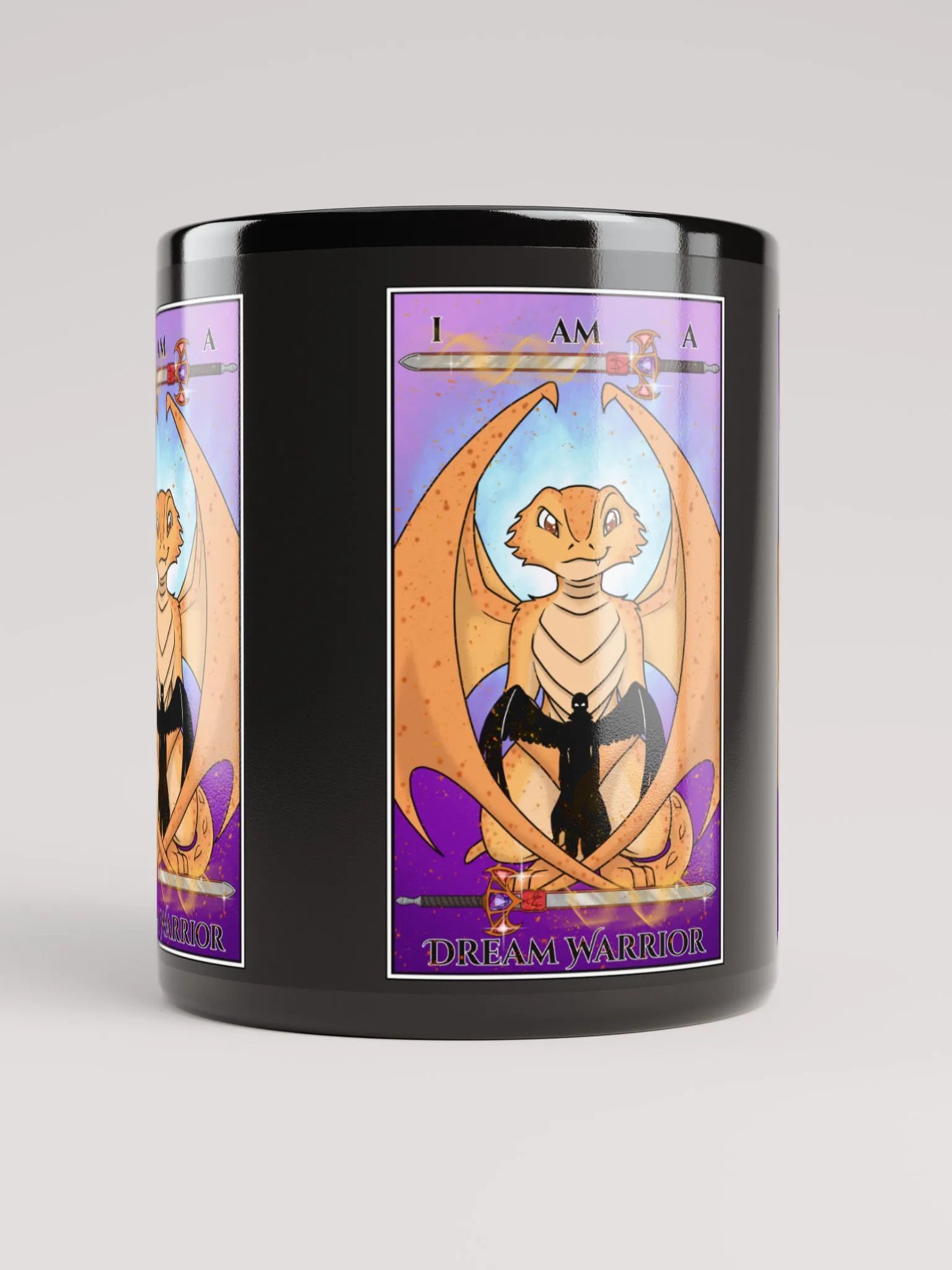 Day of the Dragon "Strength" Tarot Card 11oz/15oz Mug product image (5)
