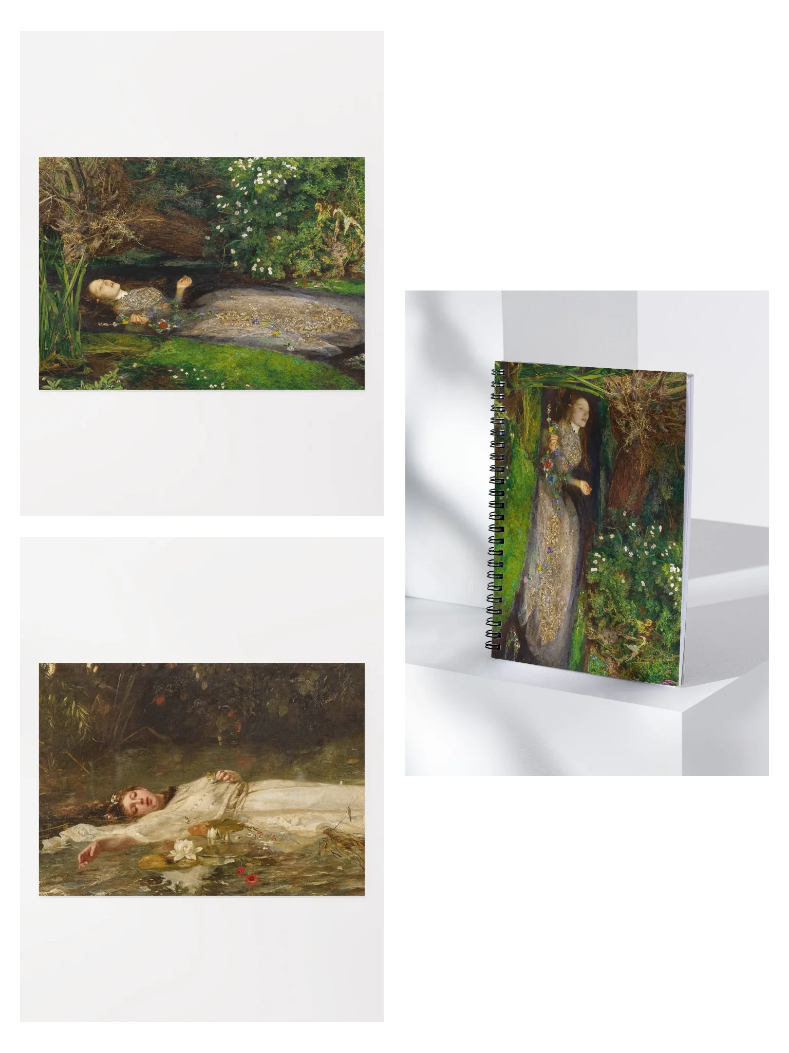 Ophelia Posters and Notebook Bundle product image (1)