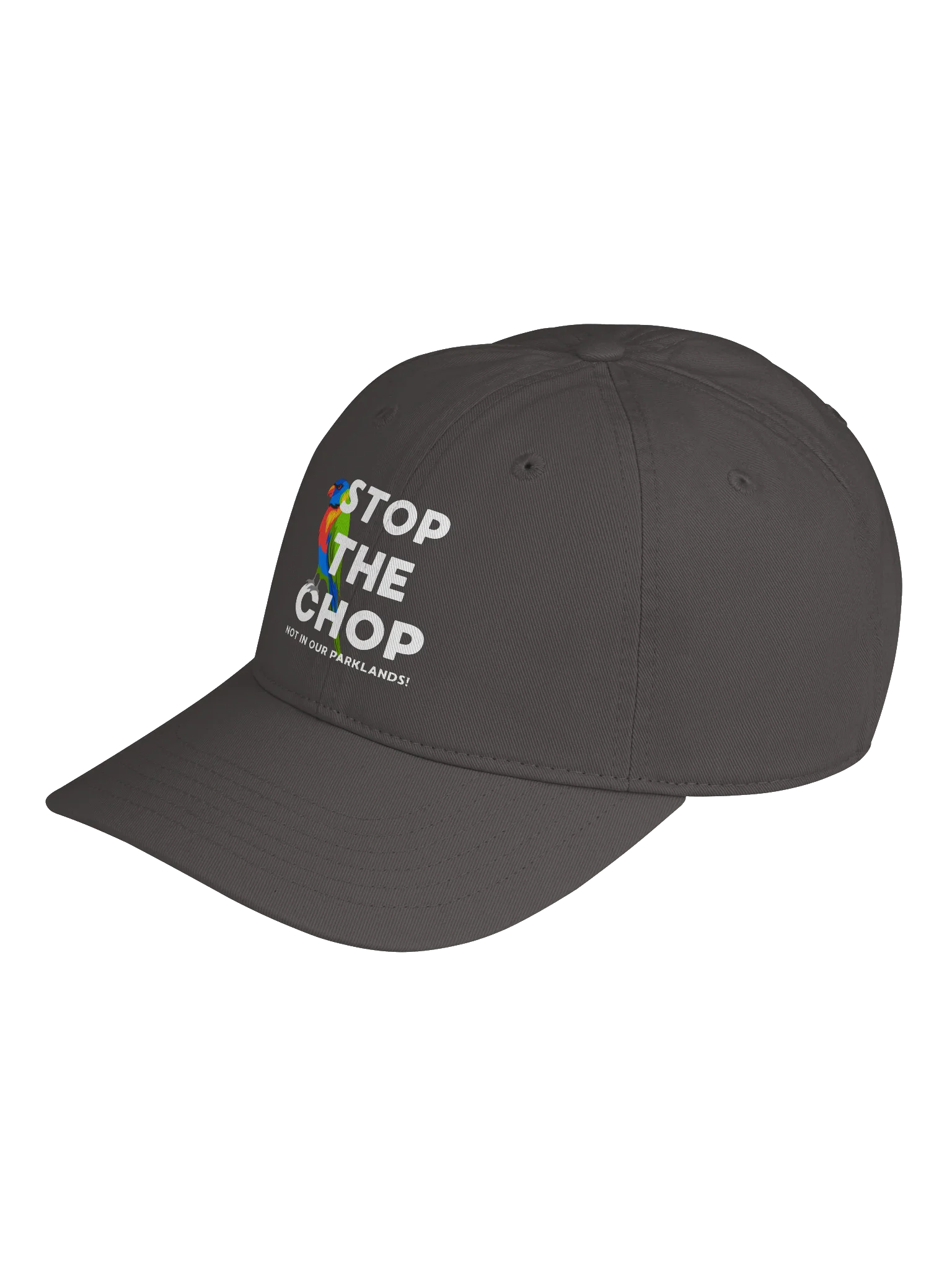STOP THE CHOP | Rainbow Lorikeet | Unisex | Organic Dad Hat product image (3)