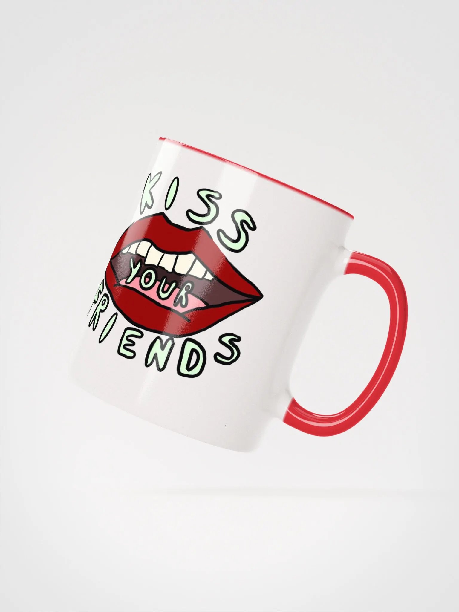 Kiss Your Friends Mug! product image (2)