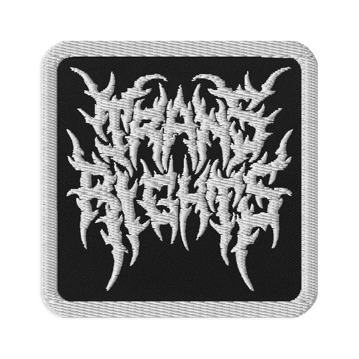 Trans Rights Heavy Metal Patch product image (1)