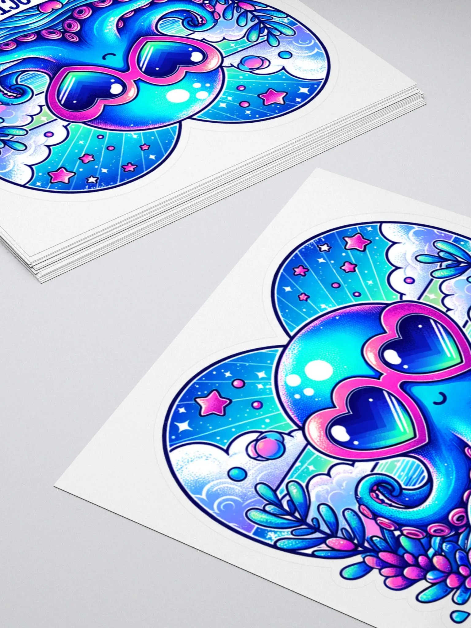 Octopus Kiss Cut Stickers product image (4)