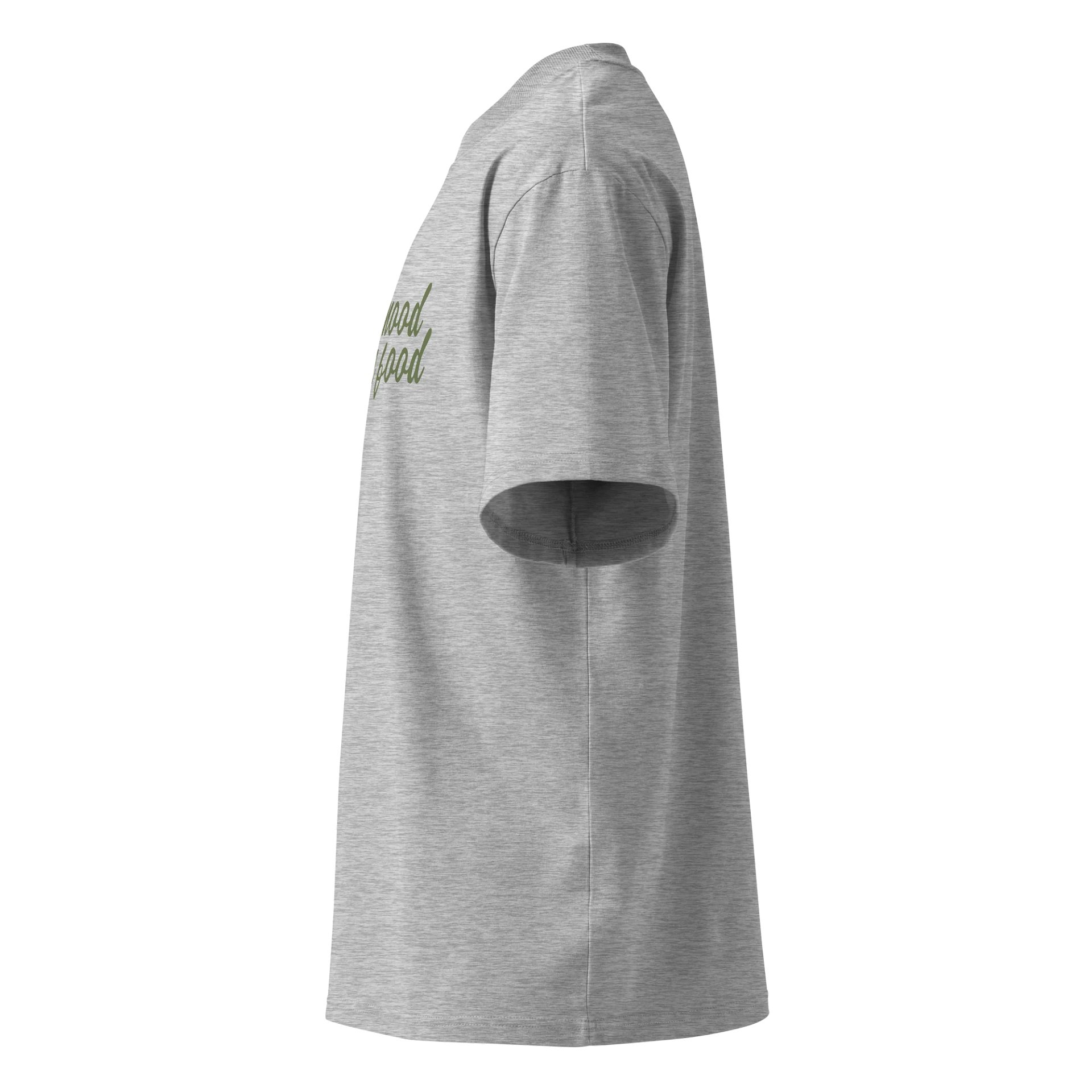 In The Mood For Food | Organic Oversized Tee – Olive product image (4)