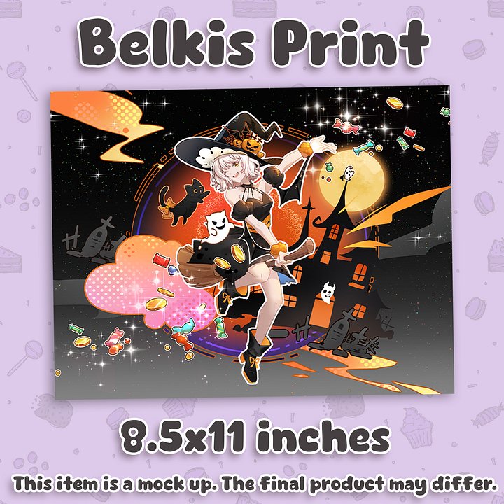 Belkis Halloween Print product image (1)