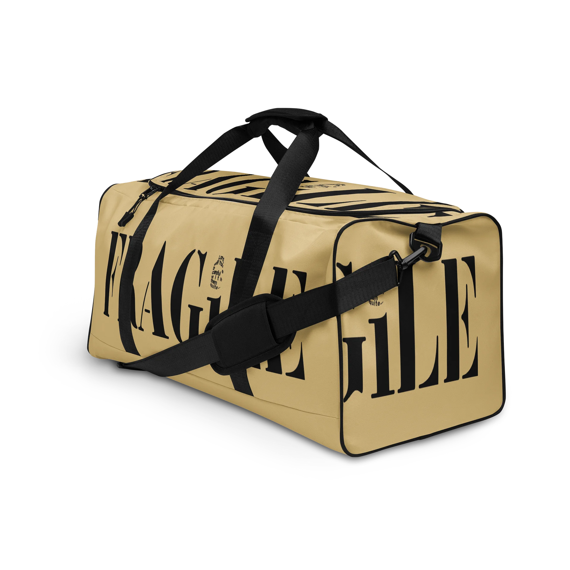 FRAGiLE Tan Duffel Bag product image (3)