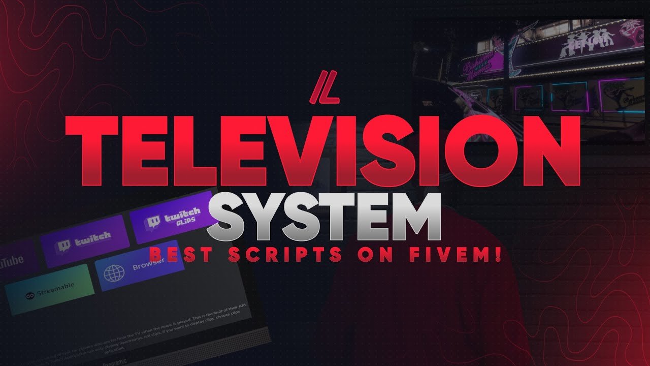 Fivem Advanced TV System [ESX Qbox & QBCore] product image (1)
