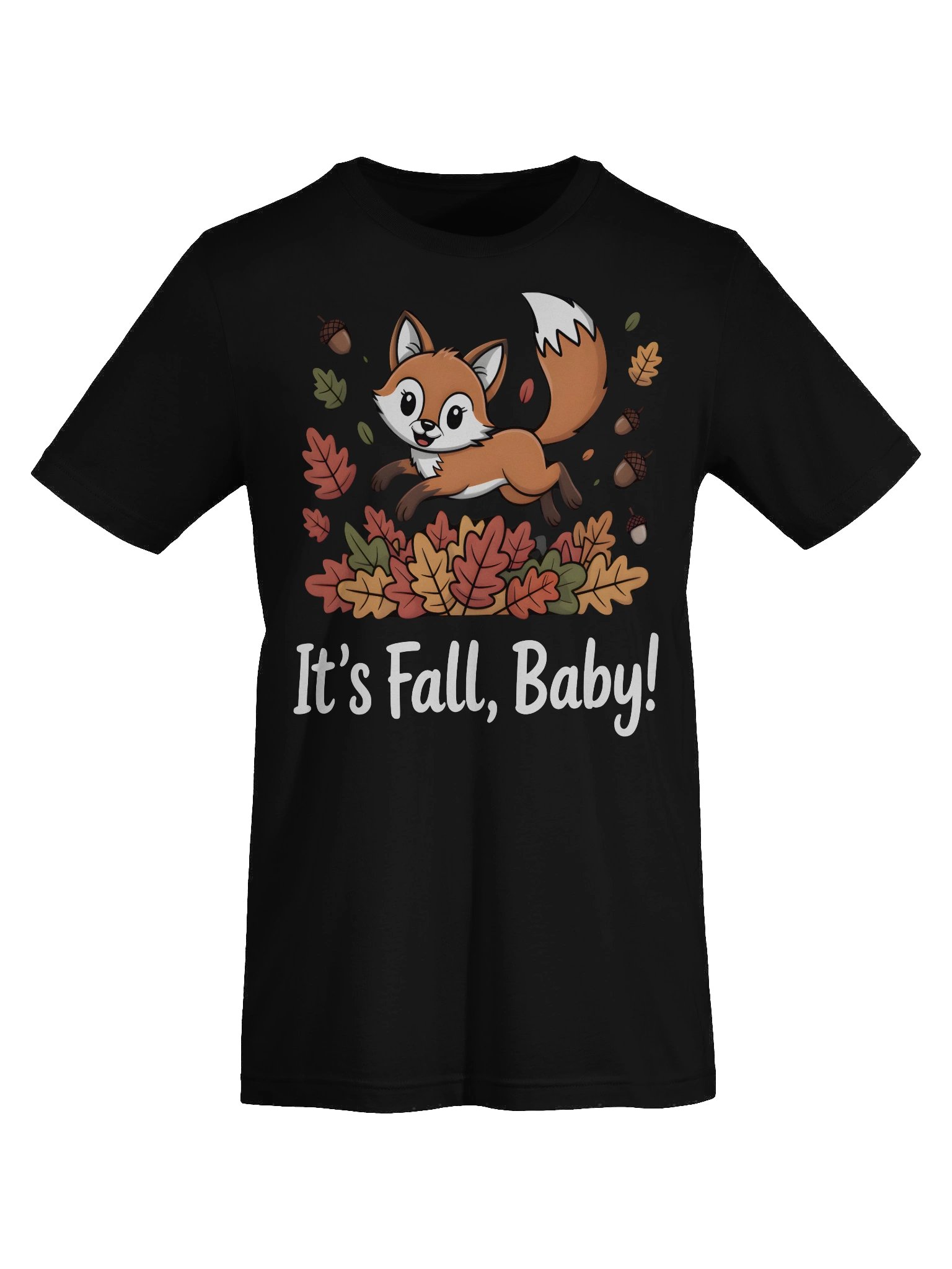 Cheerful Fall Fox T-Shirt product image (38)