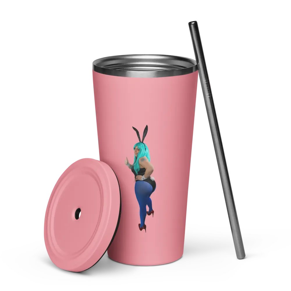 Bulma Bunny Insulated Tumbler w/ Straw product image (7)