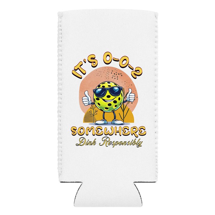Its 002 Somewhere Pickleball Thumbs-Up Can Cooler product image (1)
