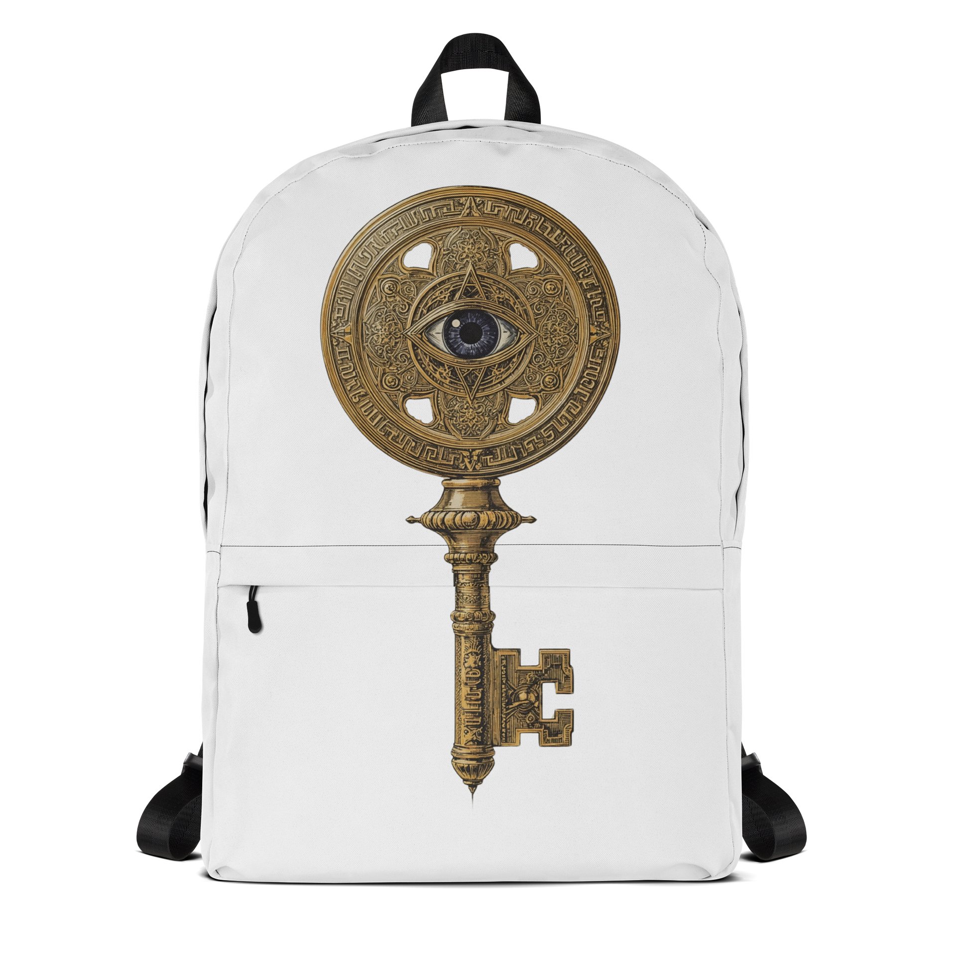 The Gatekeeper’s Key All-Over Print Backpack | 15″ Laptop Compartment product image (1)