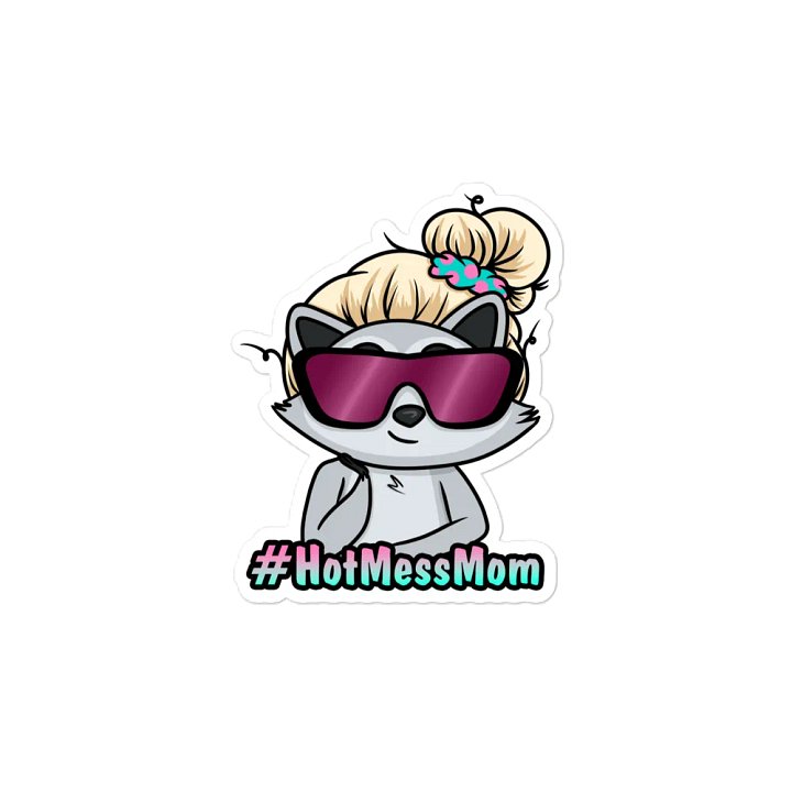 Blonde Hot Mess Mom Magnet product image (2)