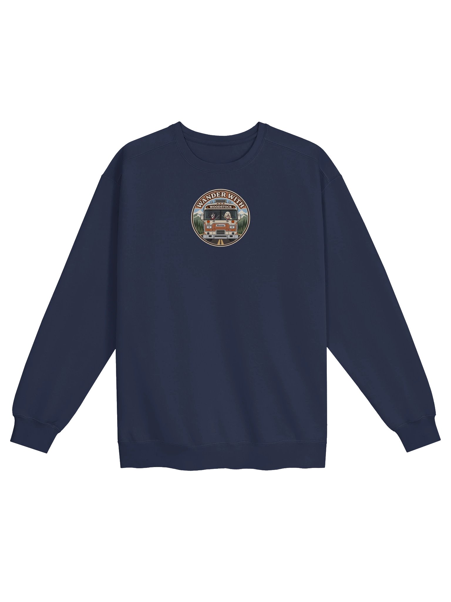 Woodstock Front & Center — Ember & Rain Slow Roads Crewneck · Comfort Colors product image (3)