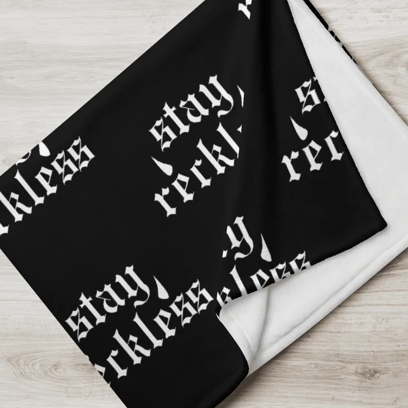 Stay Reckless *Horns* Blanket product image (2)