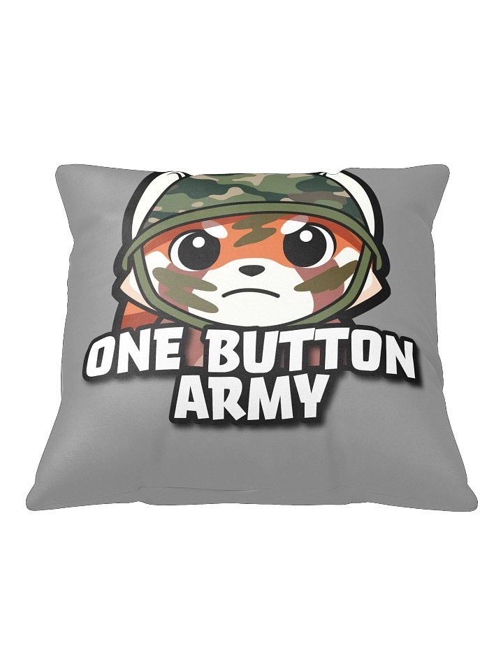 One Button Army - Print Pillow product image (1)