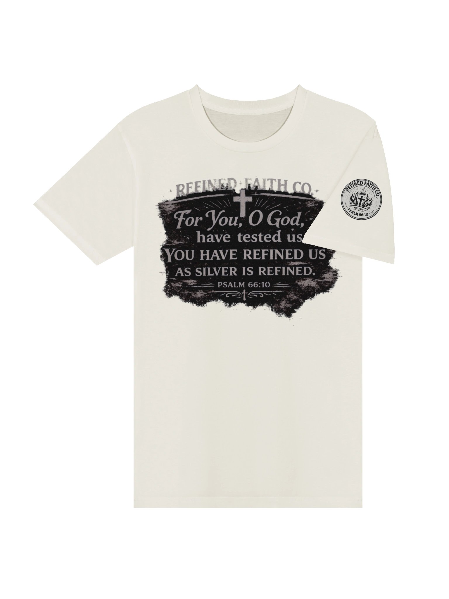 Refined Faith Co. Psalm 66 Tee – Tested & Refined Edition product image (16)
