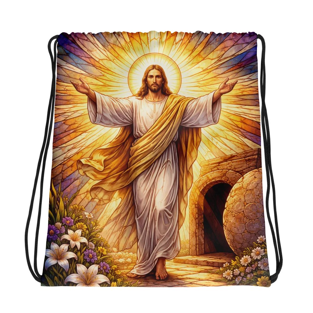 Radiant Reverence Drawstring Bag product image (1)
