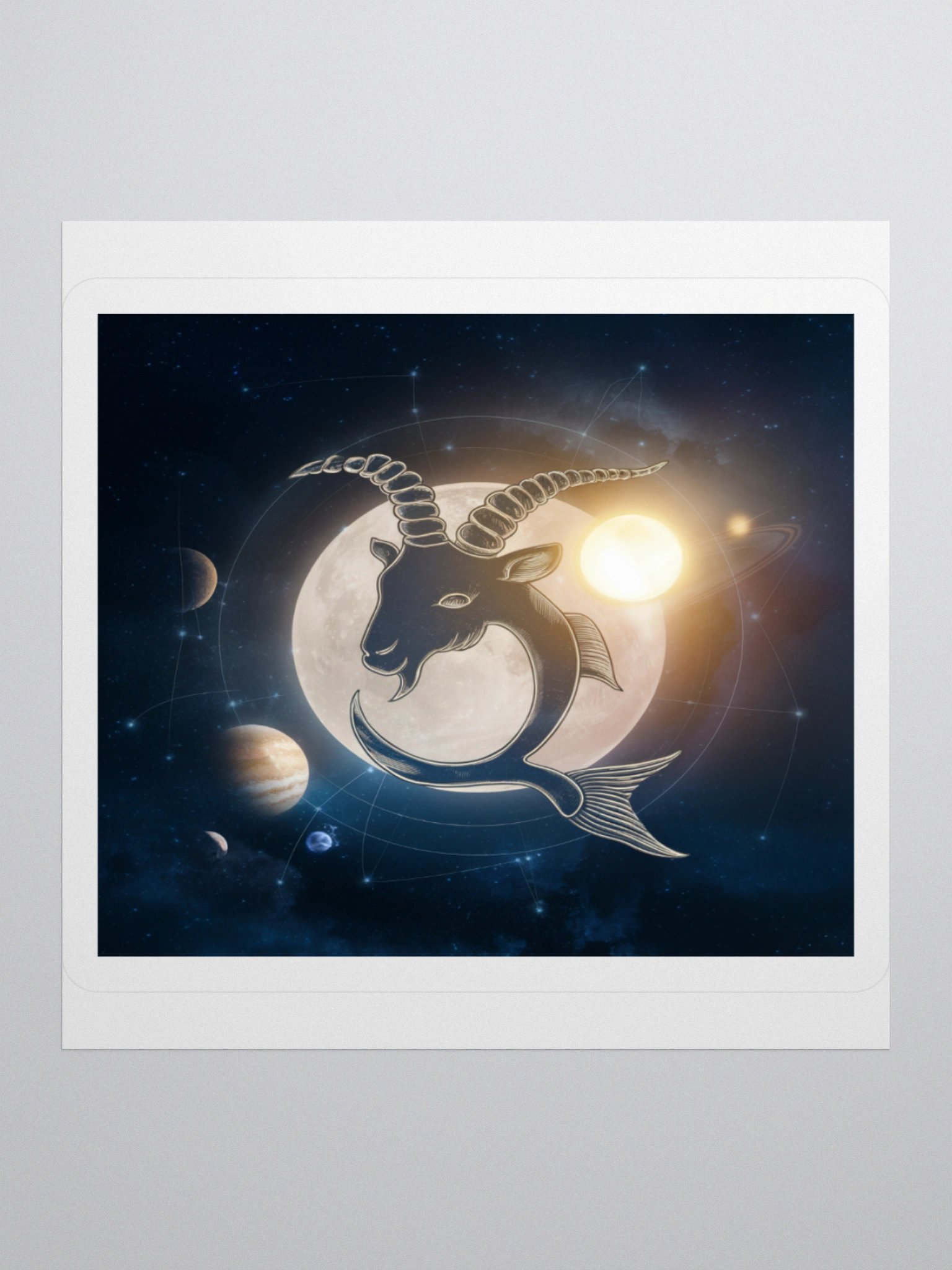Capricorn Celestial Sign Sticker product image (2)