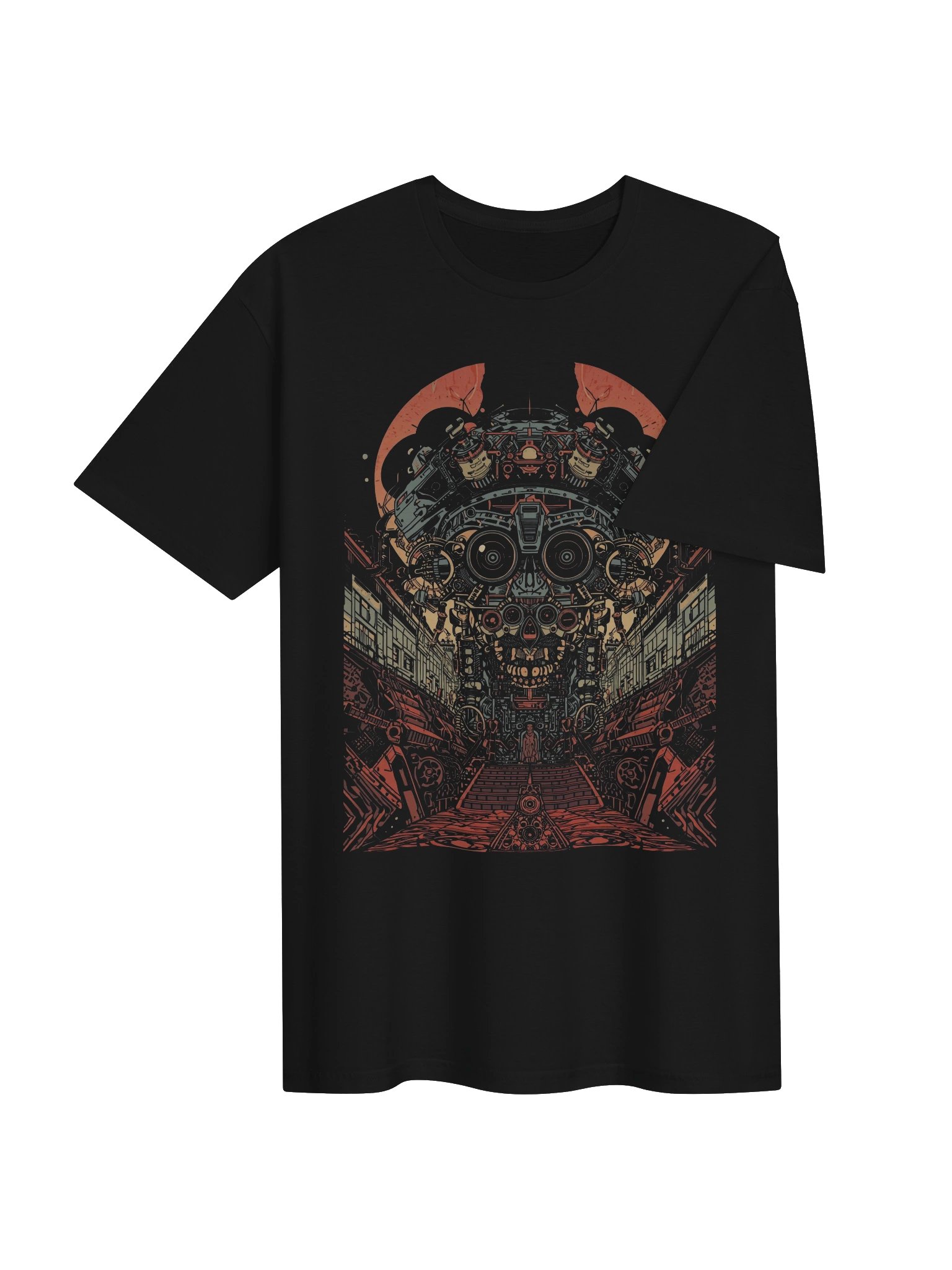 Retro-Futurist Robot Skull T-Shirt product image (7)