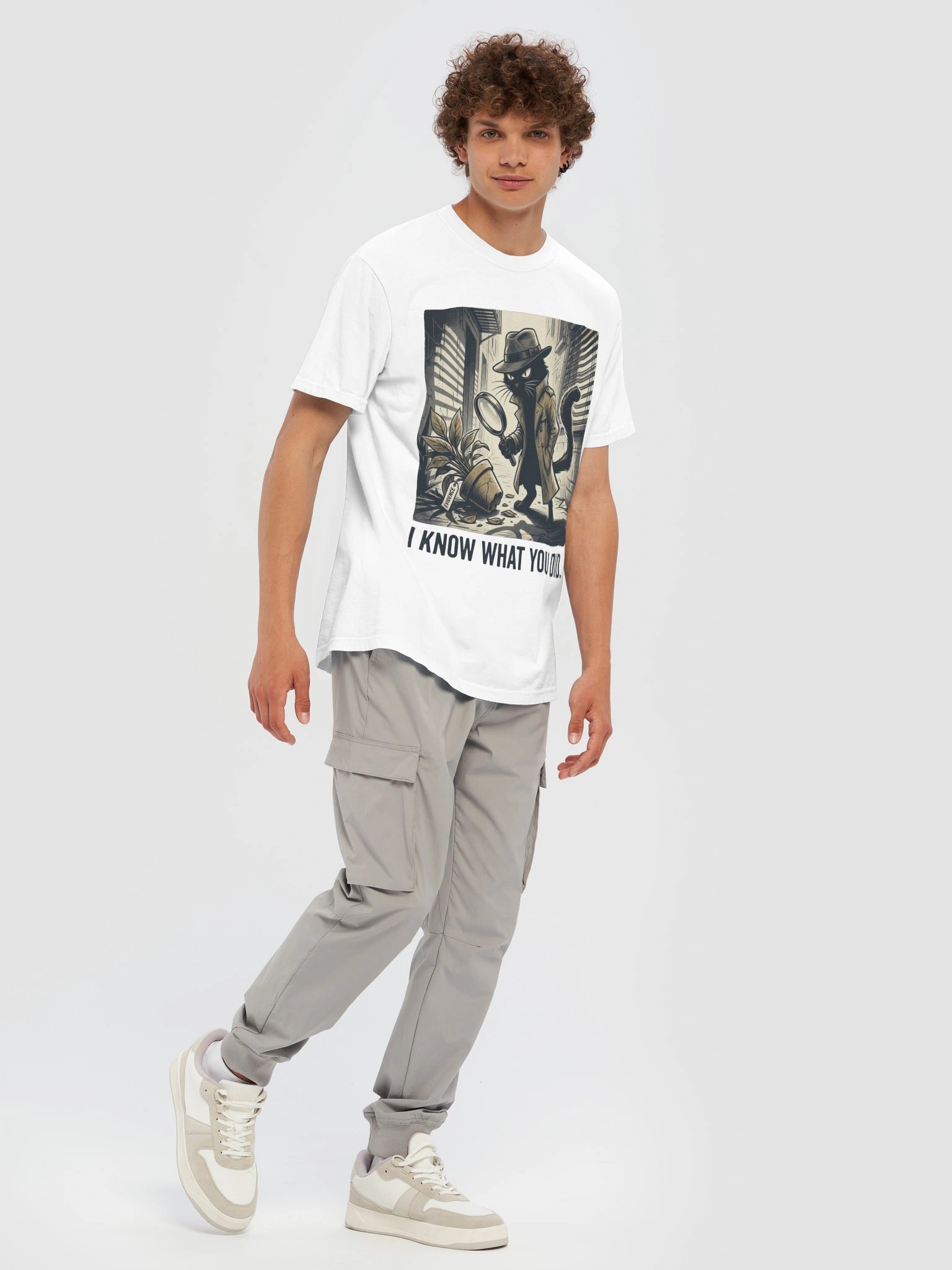 I Know What You Did Detective Cat Tee product image (92)