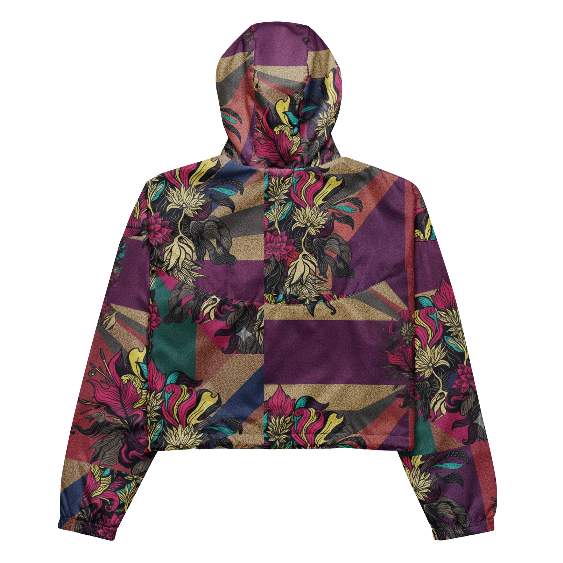 Floral Geometry Cropped Windbreaker product image (5)