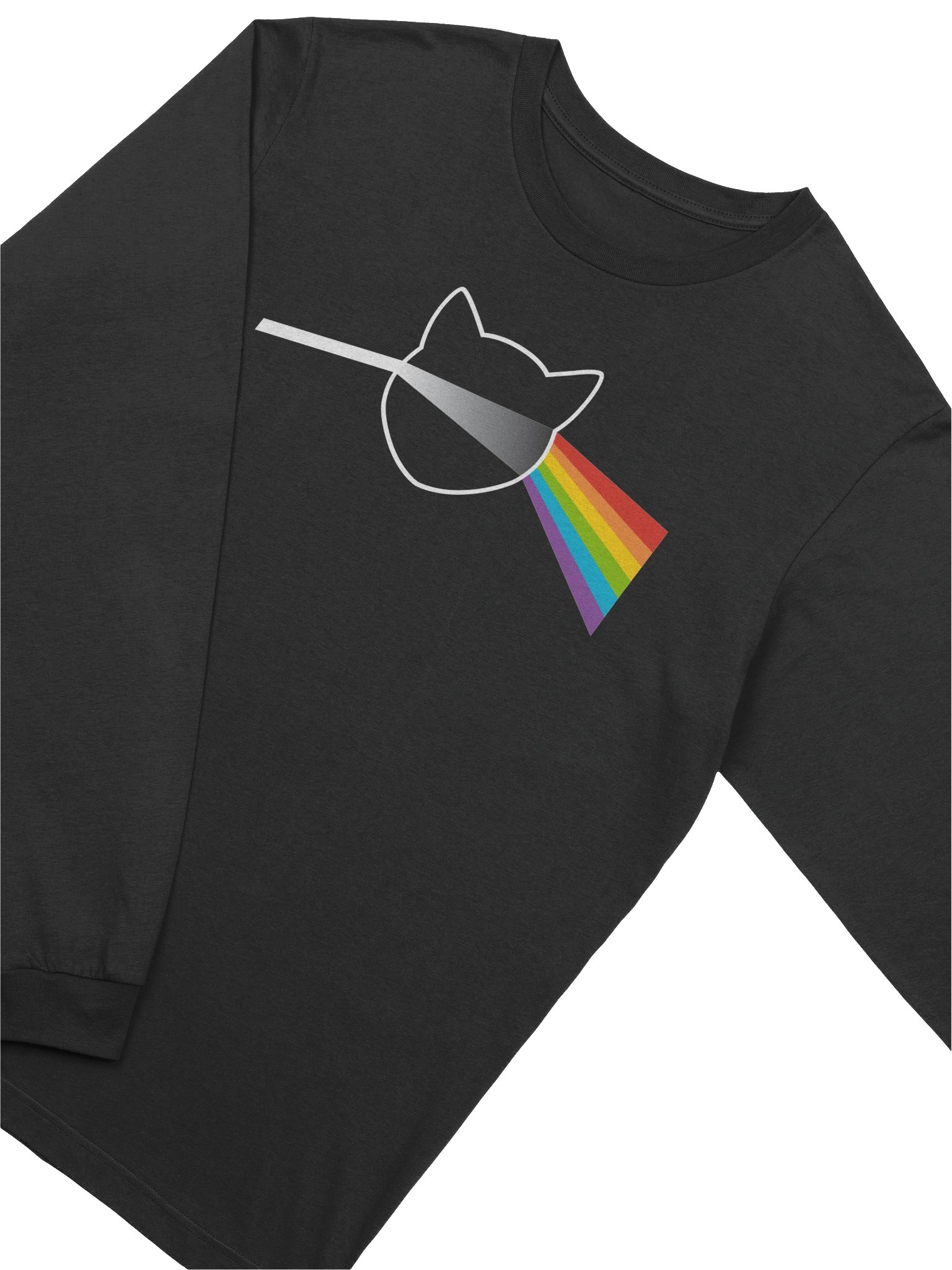 Dark side rainbow - Long sleeve tee product image (3)