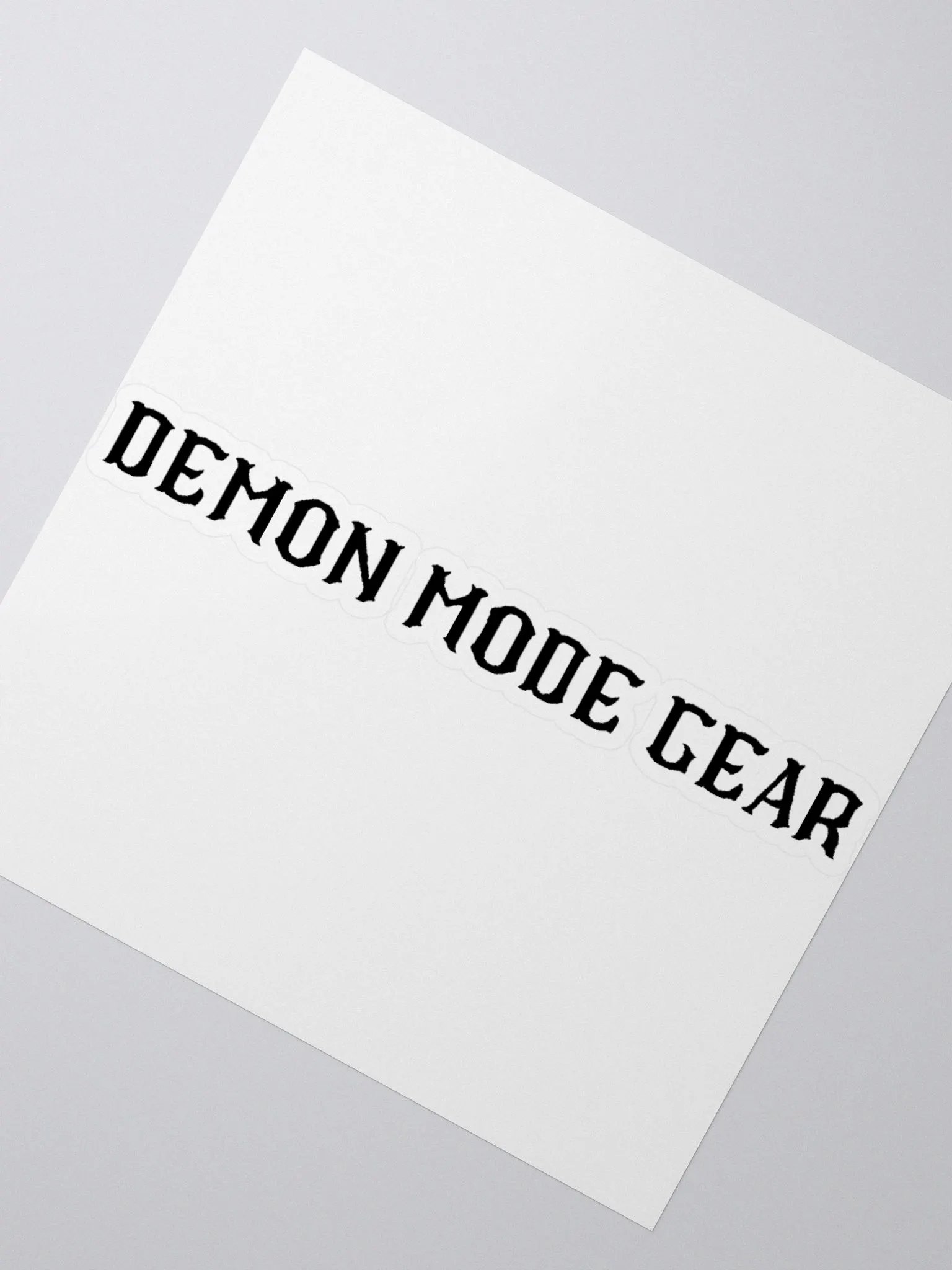 Demon Mode Gear Sticker product image (2)