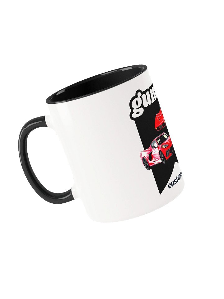 GUMZ. Chevron Red Car Ceramic Mug product image (2)