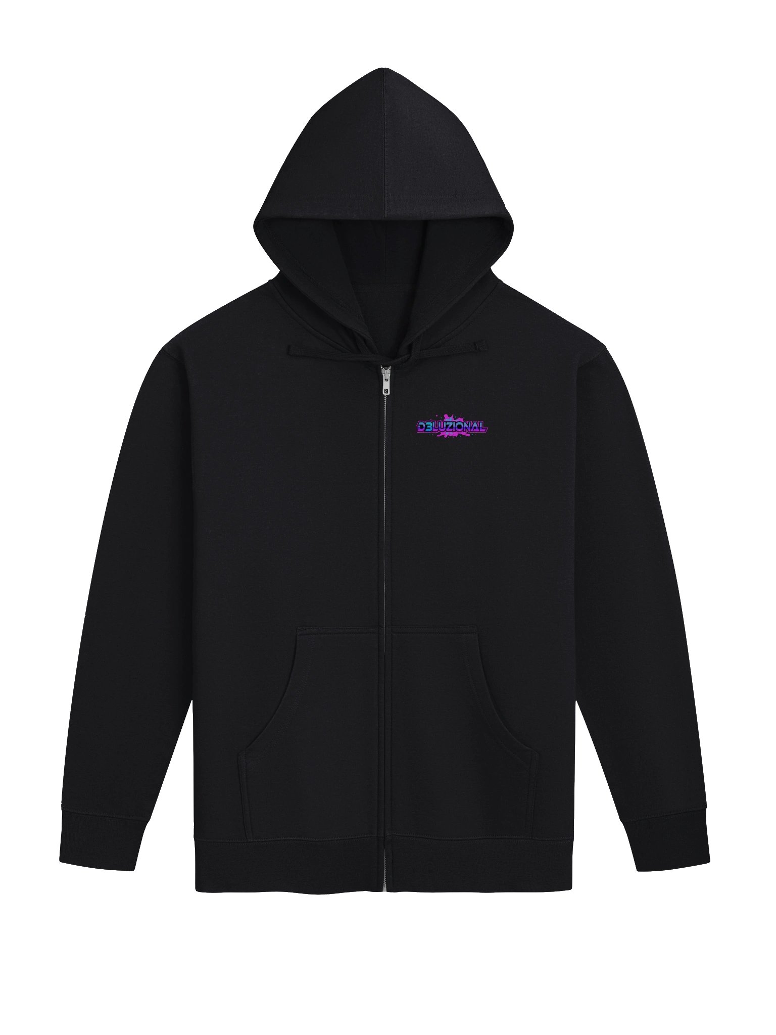 DJ_D3LUZIONAL #2 FLEECE ZIP UP product image (2)