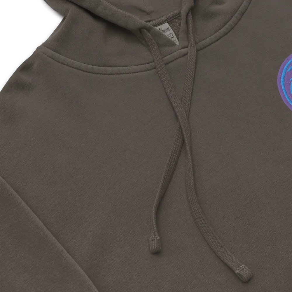 In My Head (L.C. violet design) embroidered pigment hoodie product image (8)
