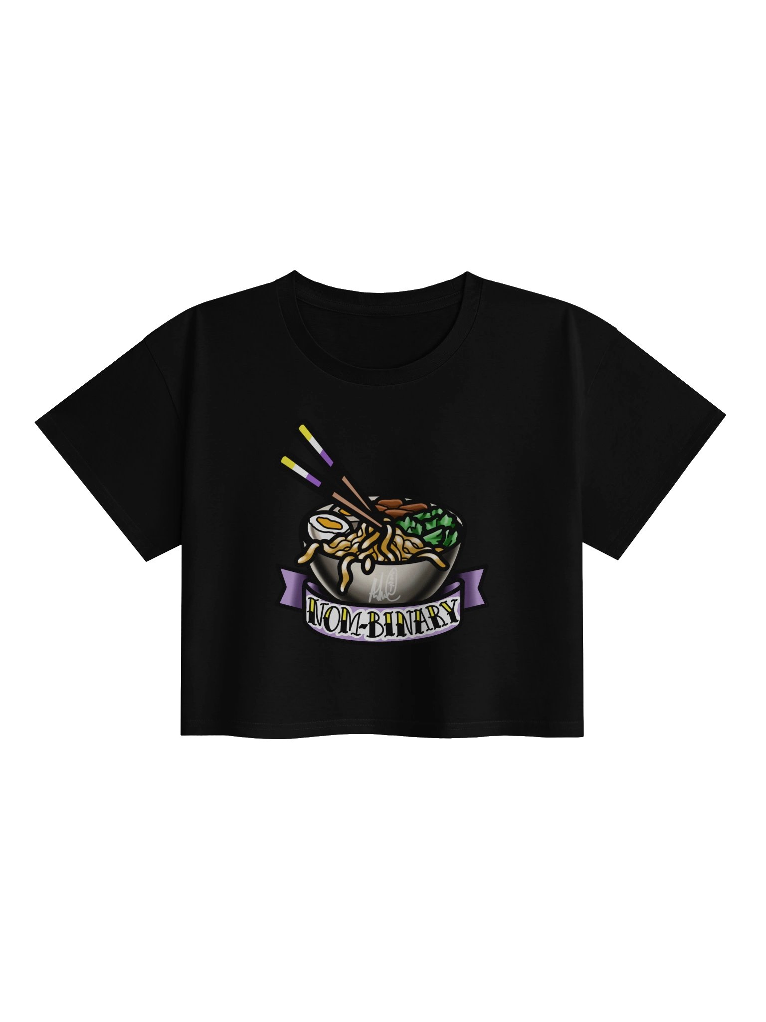 Nom-Binary Cropped Tee product image (2)