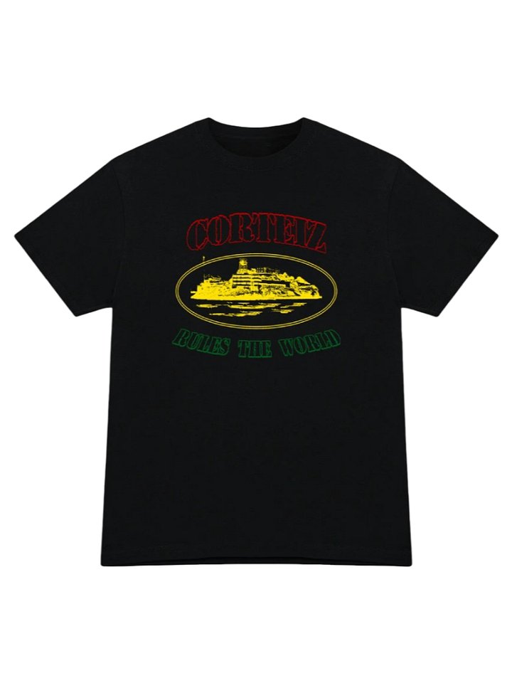Corteiz OG Carni Alcatraz T-Shirt – Black product image (1)