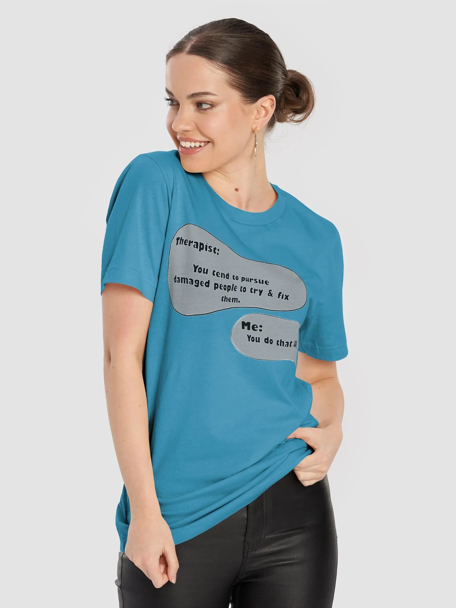 Therapist vs. Me Speech Bubble T-Shirt product image (84)