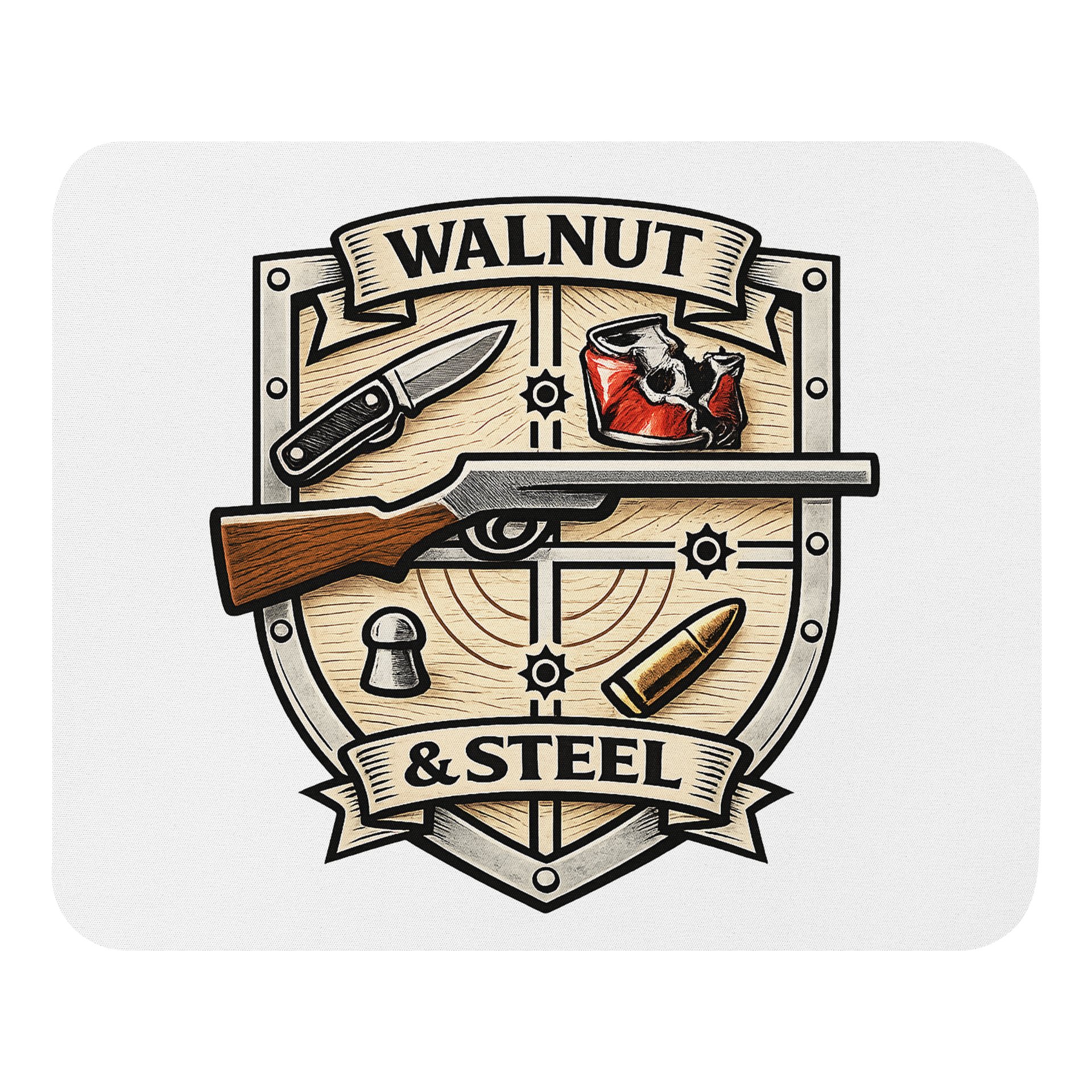 Mouse pad crest logo product image (1)
