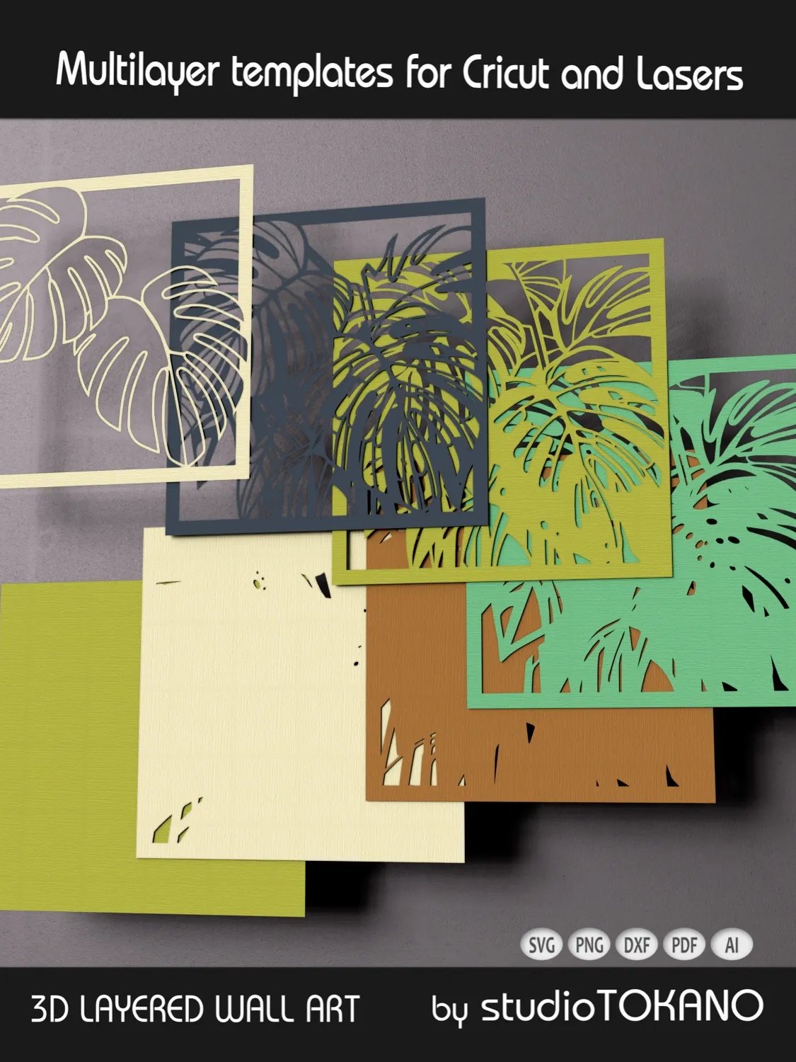 Monstera Shadow Box product image (9)