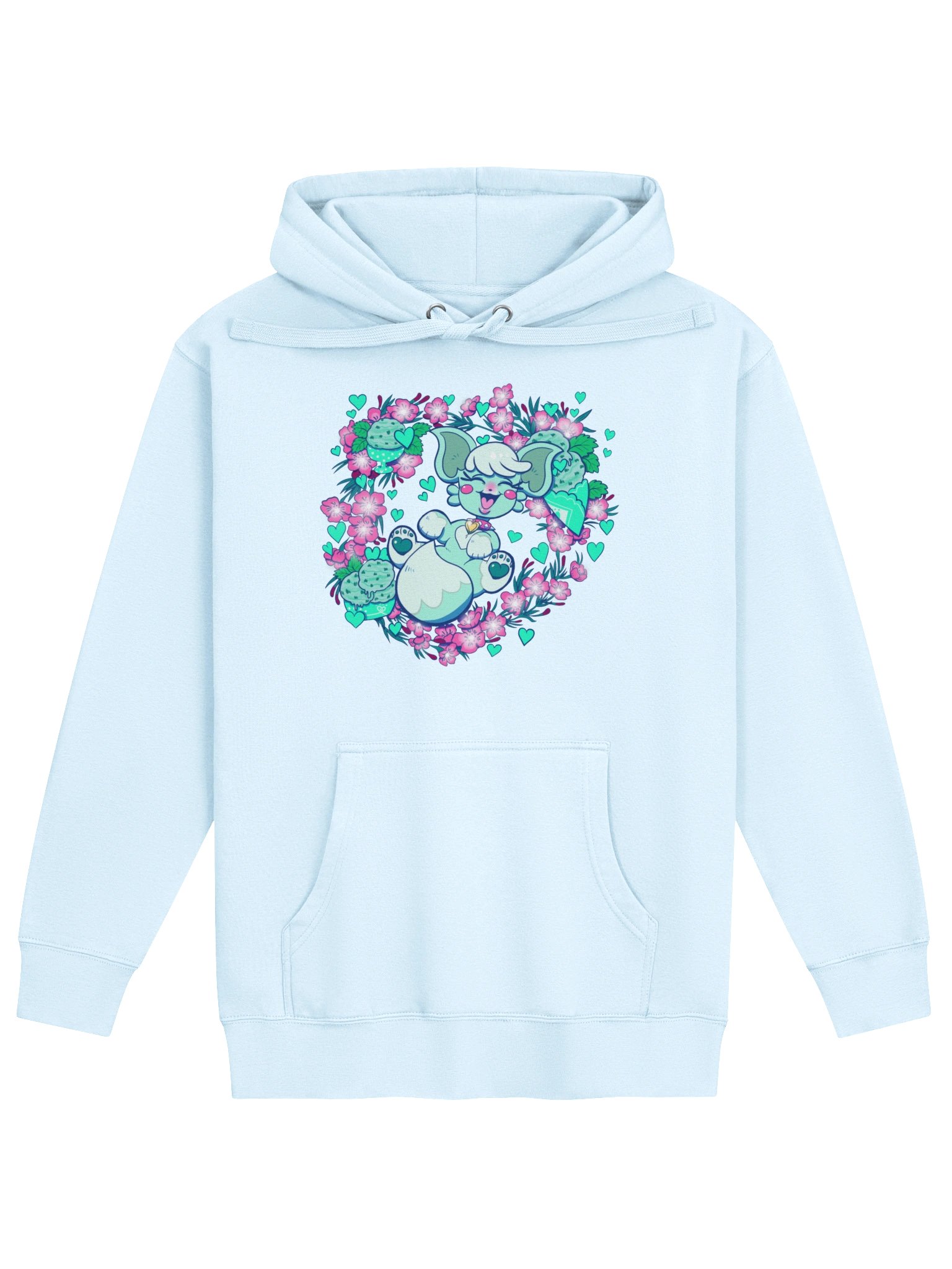 Mint Fox Hoodie product image (41)