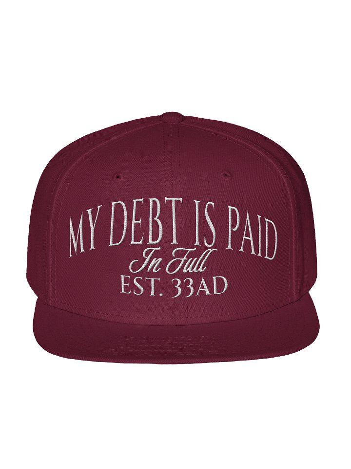 My Debt Is Paid Snapback product image (1)