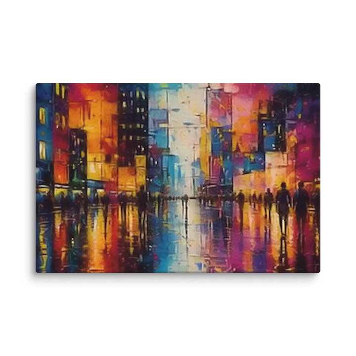 Vibrant Urban Rainscape - The Canvas product image (1)