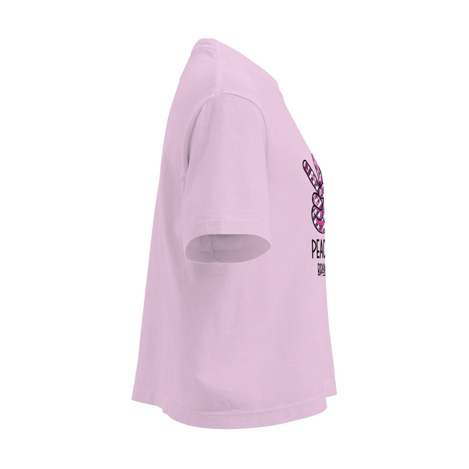 Peace Love Cure Pink Ribbon T-Shirt | Breast Cancer Awareness Tee product image (12)