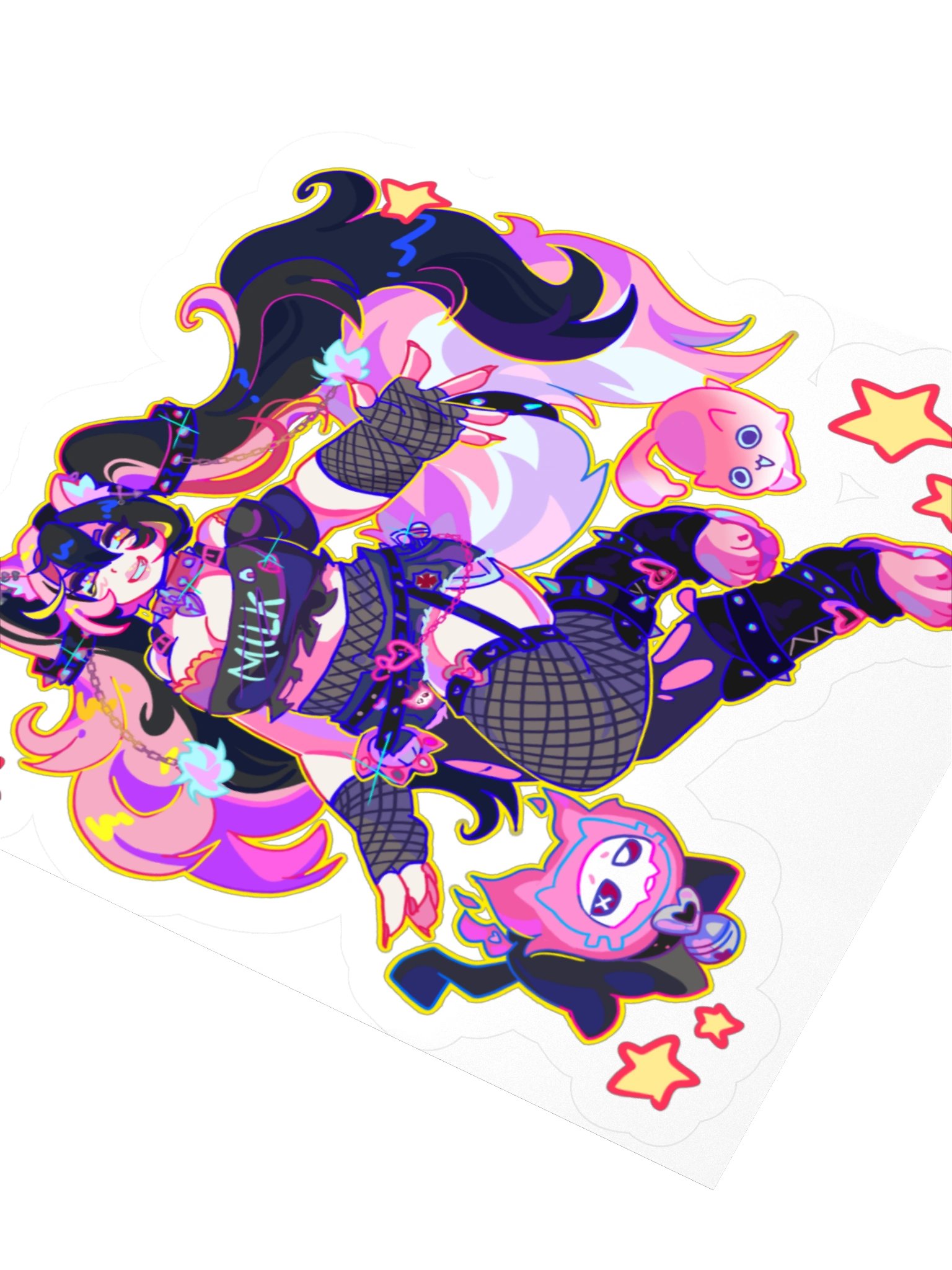 CHAOS KITTY CREW STICKER product image (4)