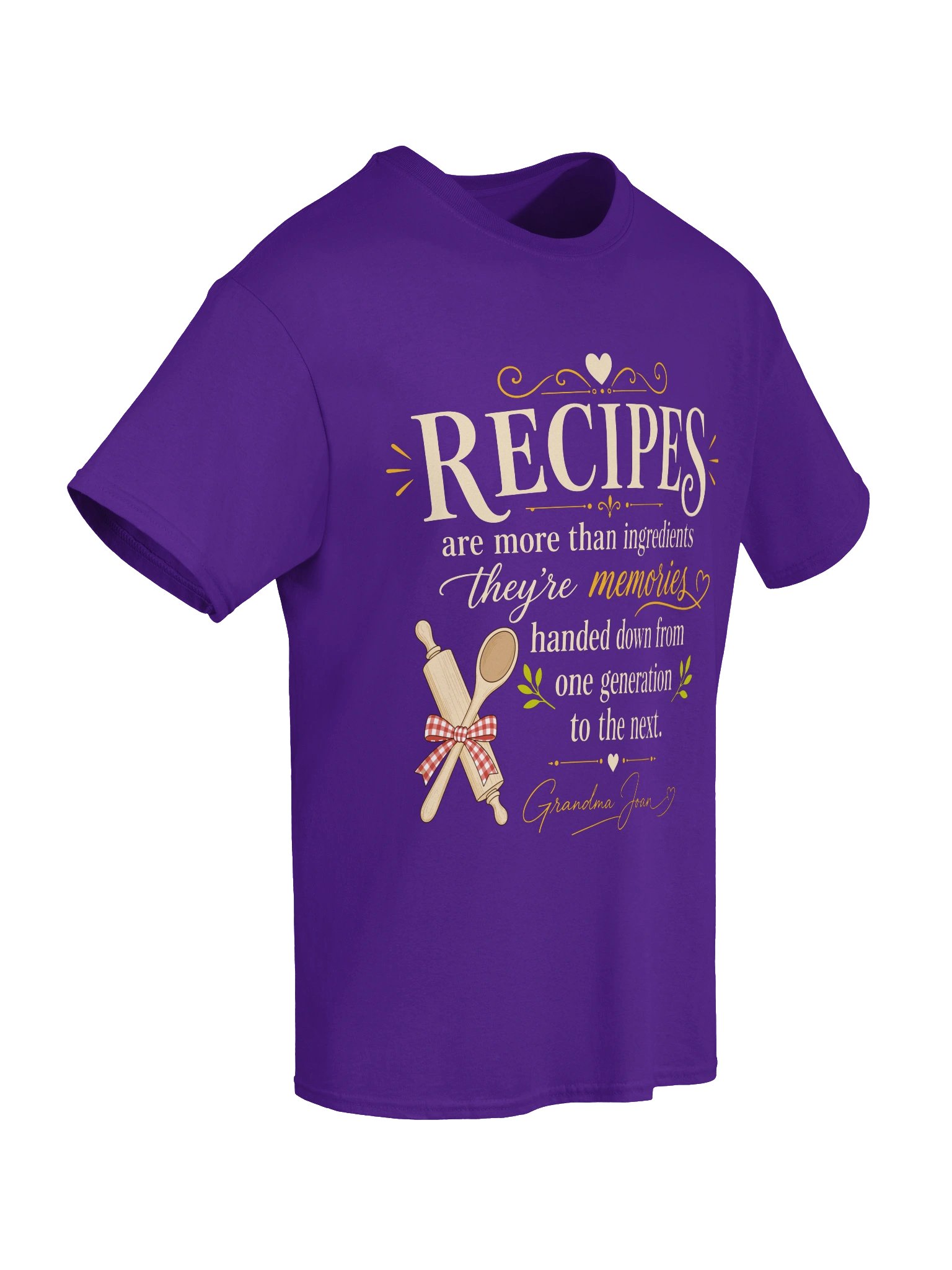 Recipes Are More Than Ingredients There Memories! - t-shirt product image (2)