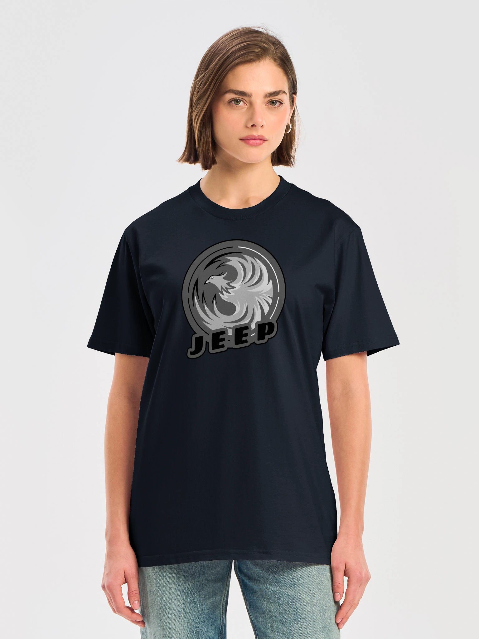 JEEP Grayscale Eagle Logo Tee product image (70)