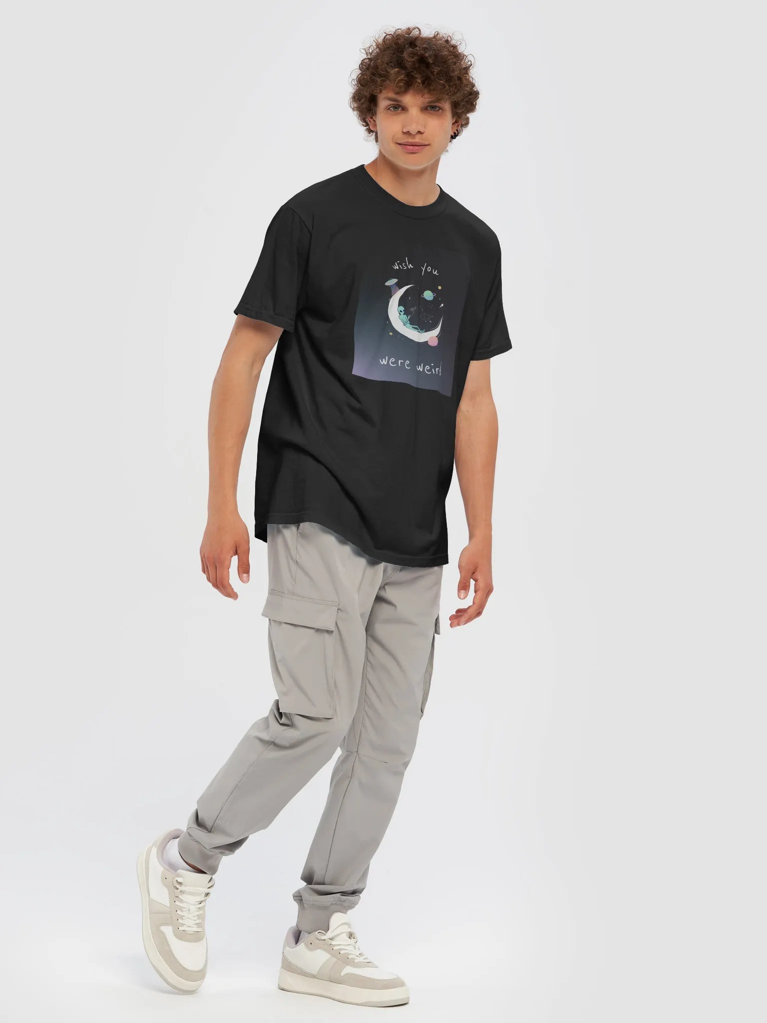Weirdly Comfortable Alien Moon T-Shirt product image (19)