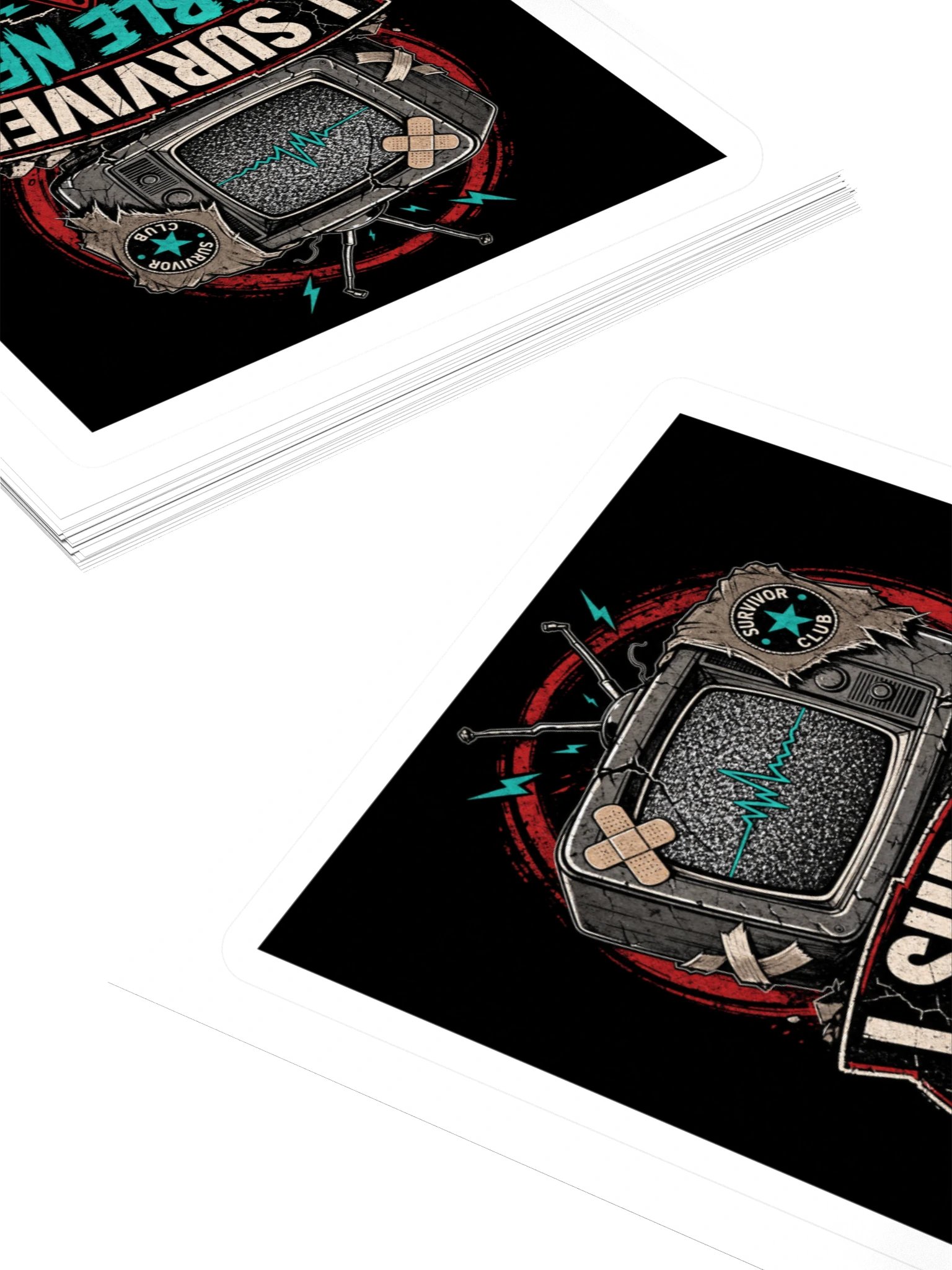 I Survived Cable News Sticker product image (4)