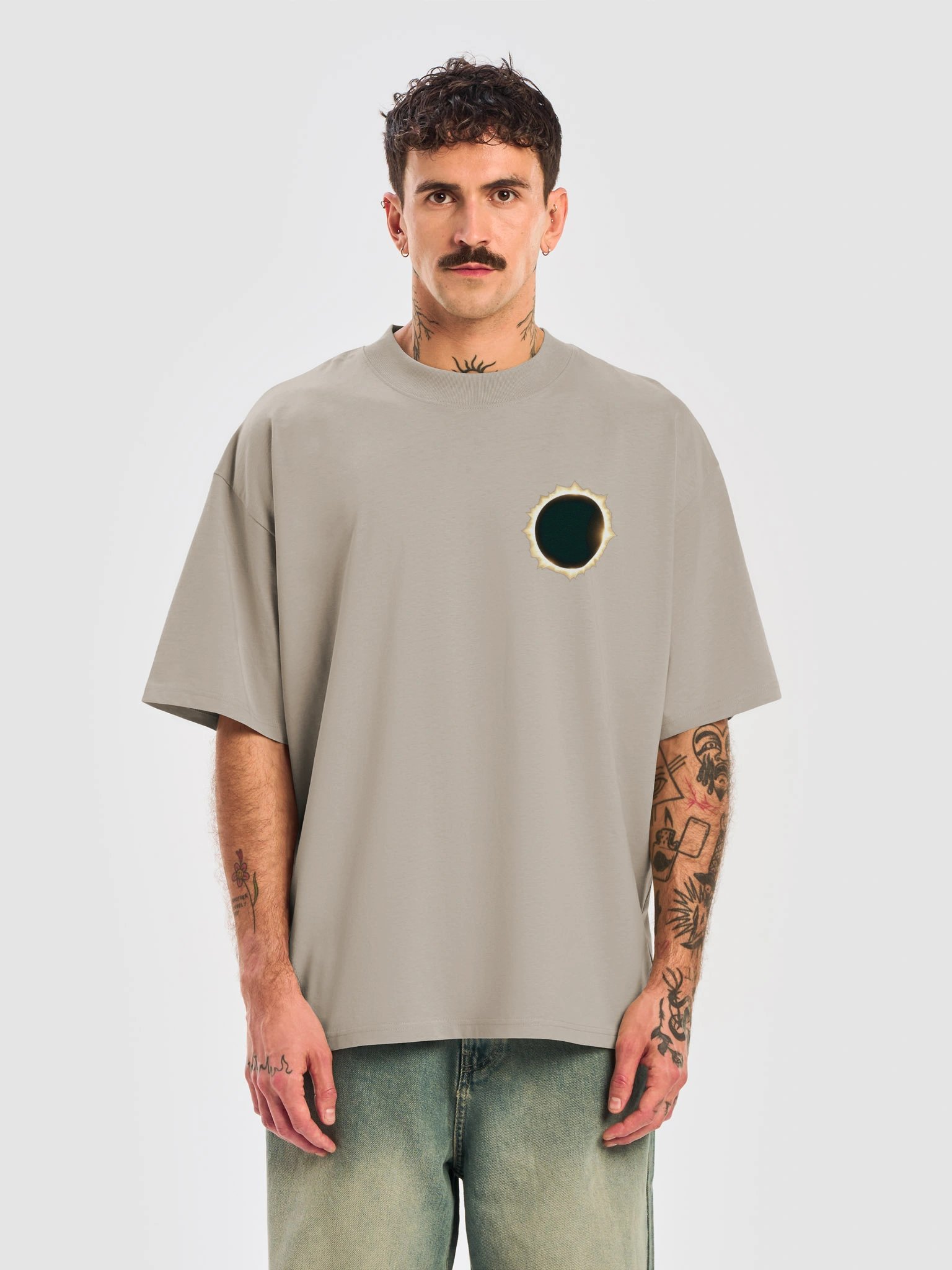 Eclipse Glow Unisex Oversized Tee product image (1)