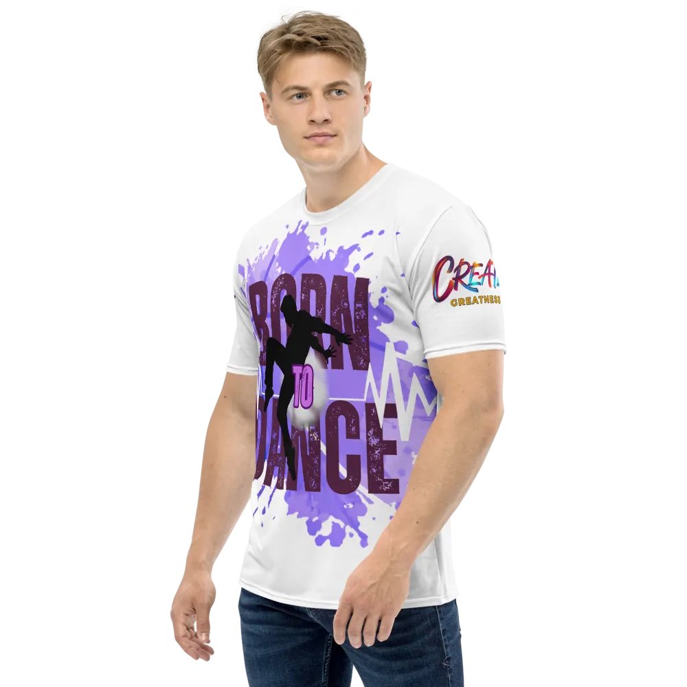 Born to Dance His Silhouette Dynamic Huge Print T-Shirt product image (1)