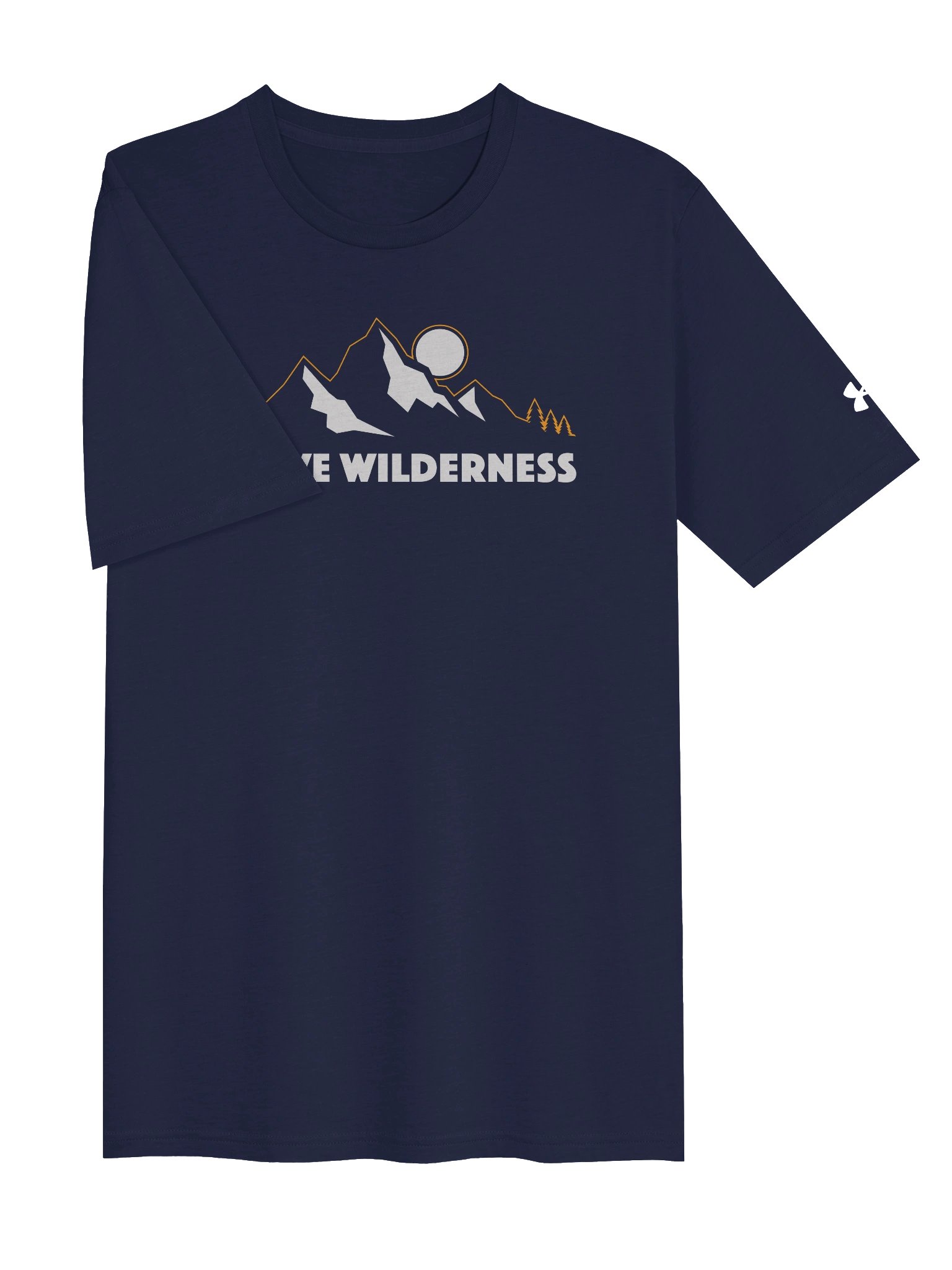 Brave Wilderness Mountain Unisex Under Armor T-Shirt product image (6)