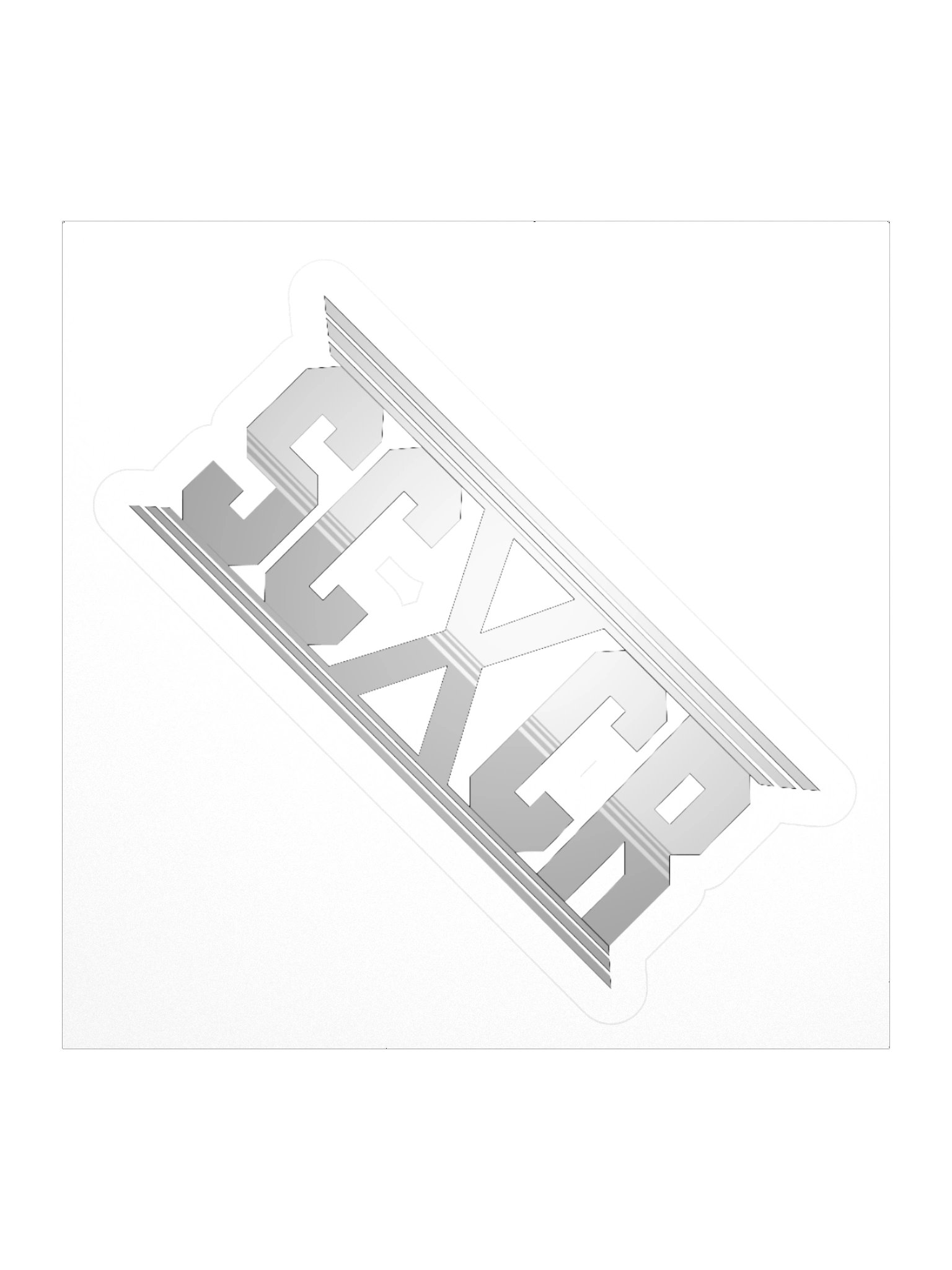 SCBars (Gray) Sticker product image (1)