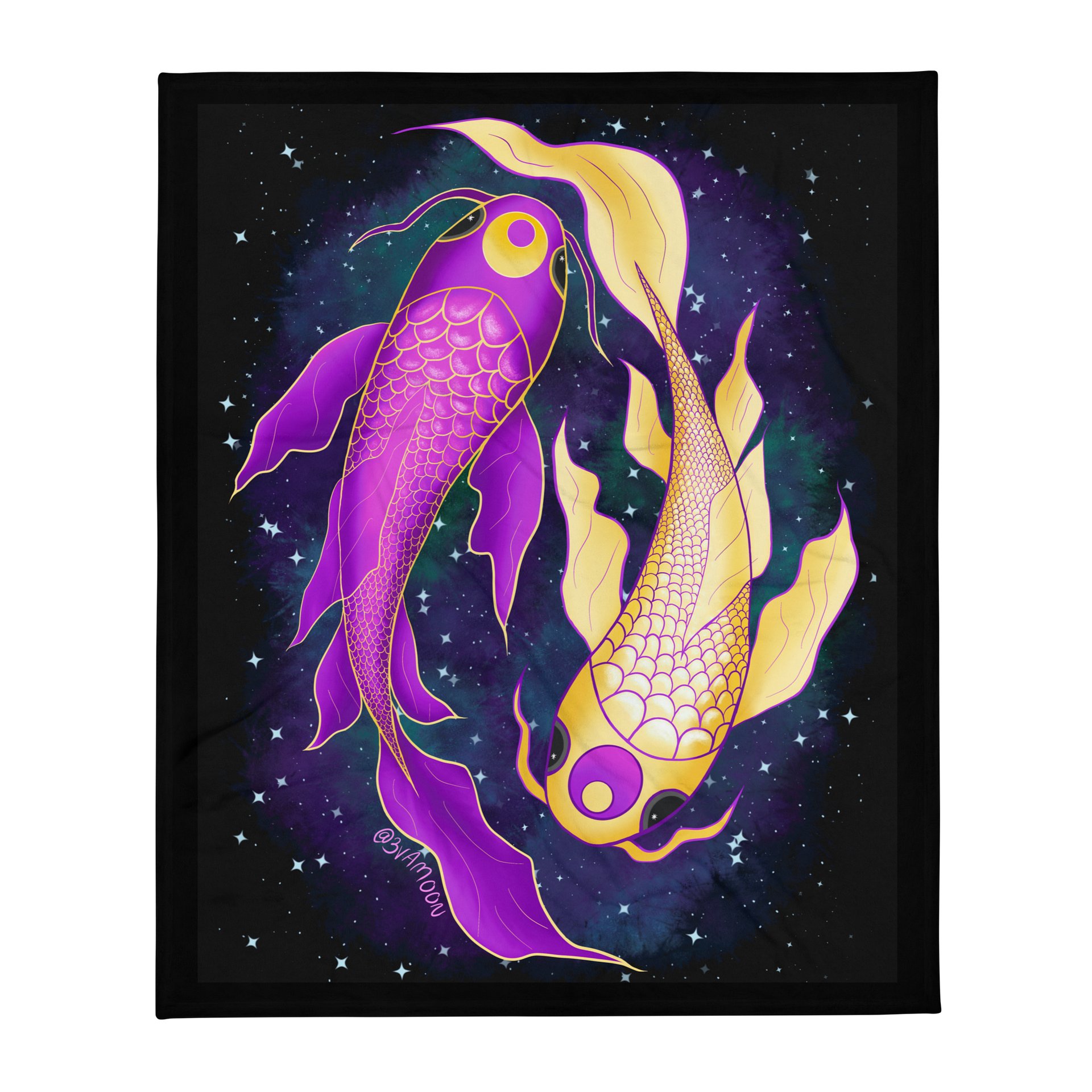 Moonie Koi Throw Blanket product image (1)